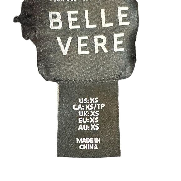 Belle Vera black soft puffy  jacket with white stars - Picture 2 of 3